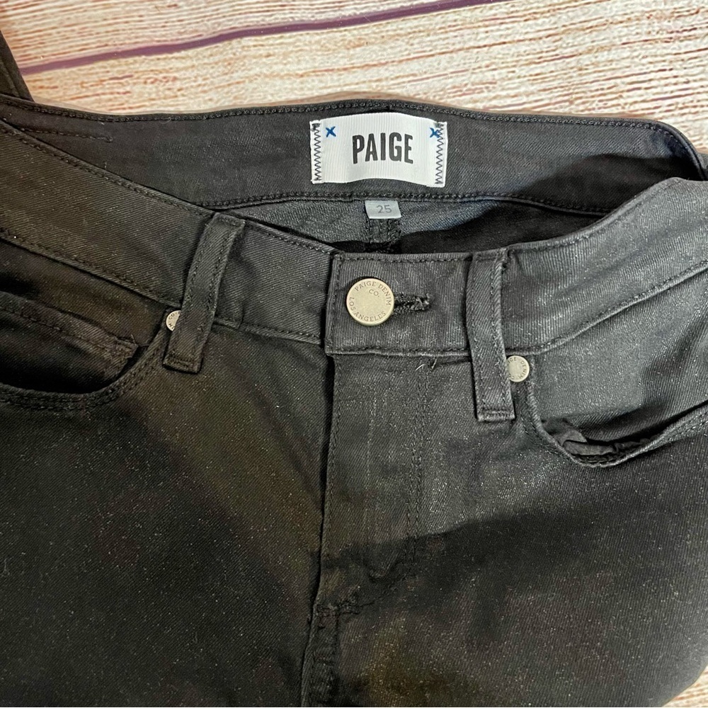 Paige Verdugo Ankle Jeans Sterling Dark Coated - Picture 7 of 7